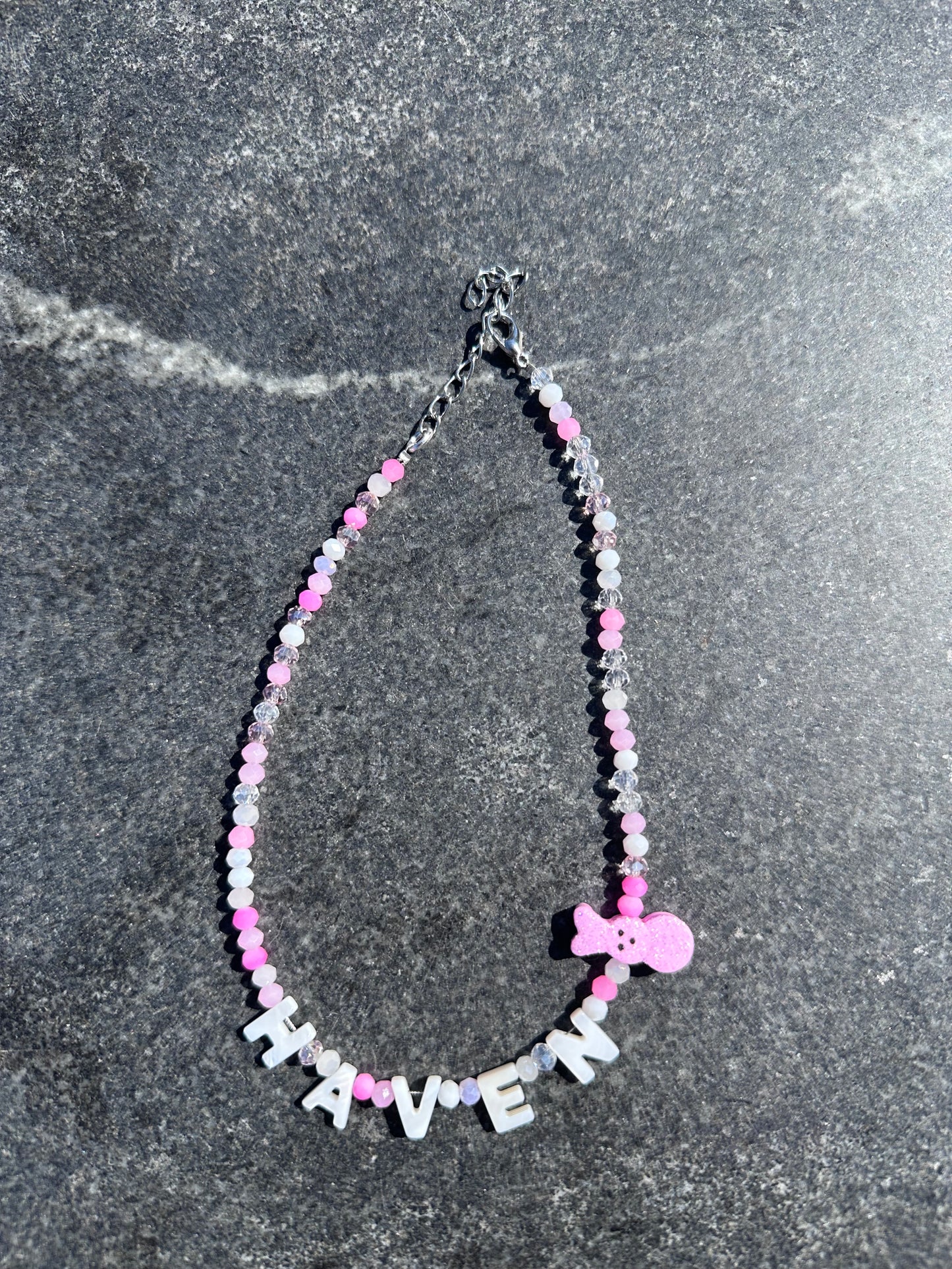 Peep Gemstone Choker