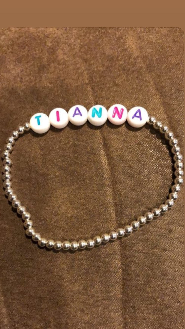 3mm Sterling Silver Beaded Bracelets -Custom!
