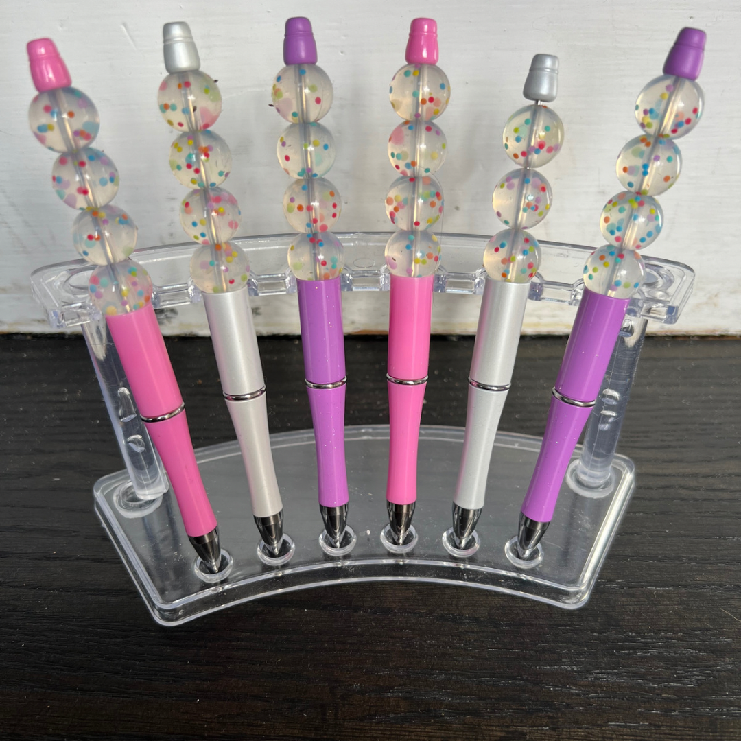 Beaded Pen- Confetti