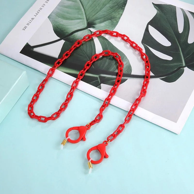 acrylic link bag chain