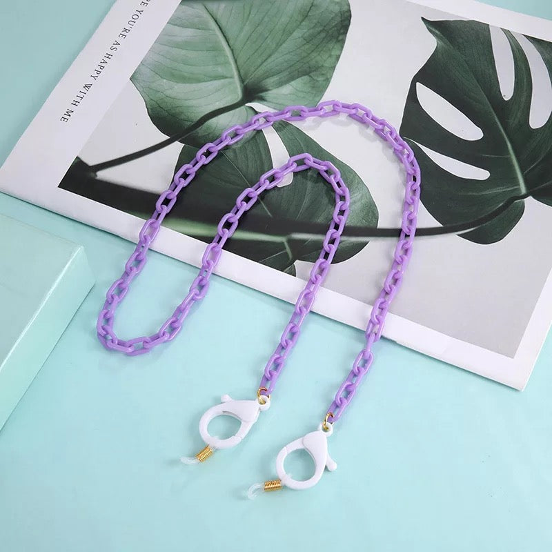 acrylic link bag chain