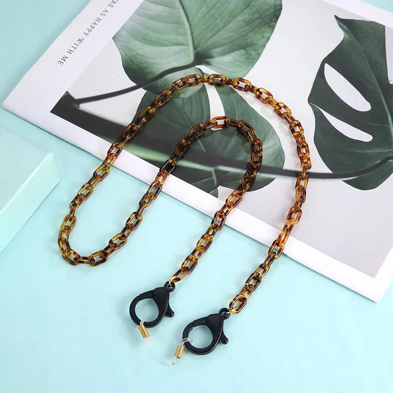 acrylic link bag chain