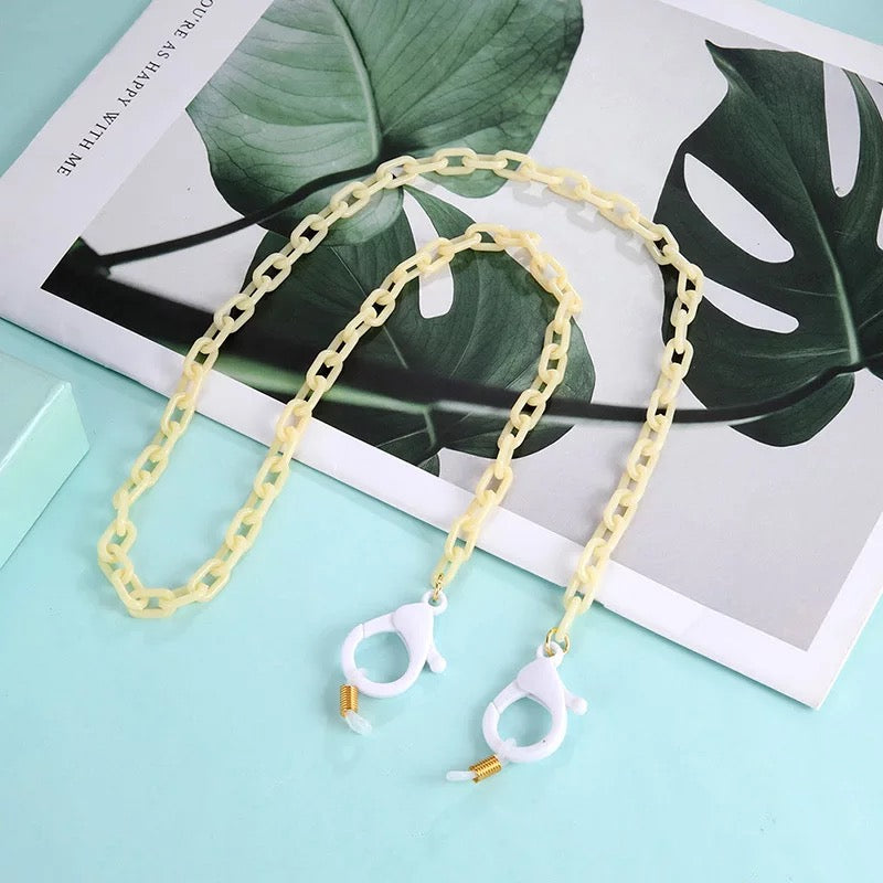 acrylic link bag chain