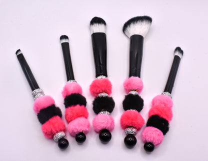 Beaded Makeup Brushes