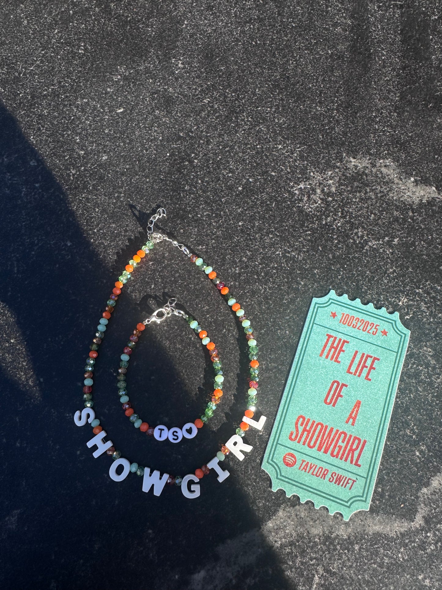 Taylor Swift Necklace and Bracelet