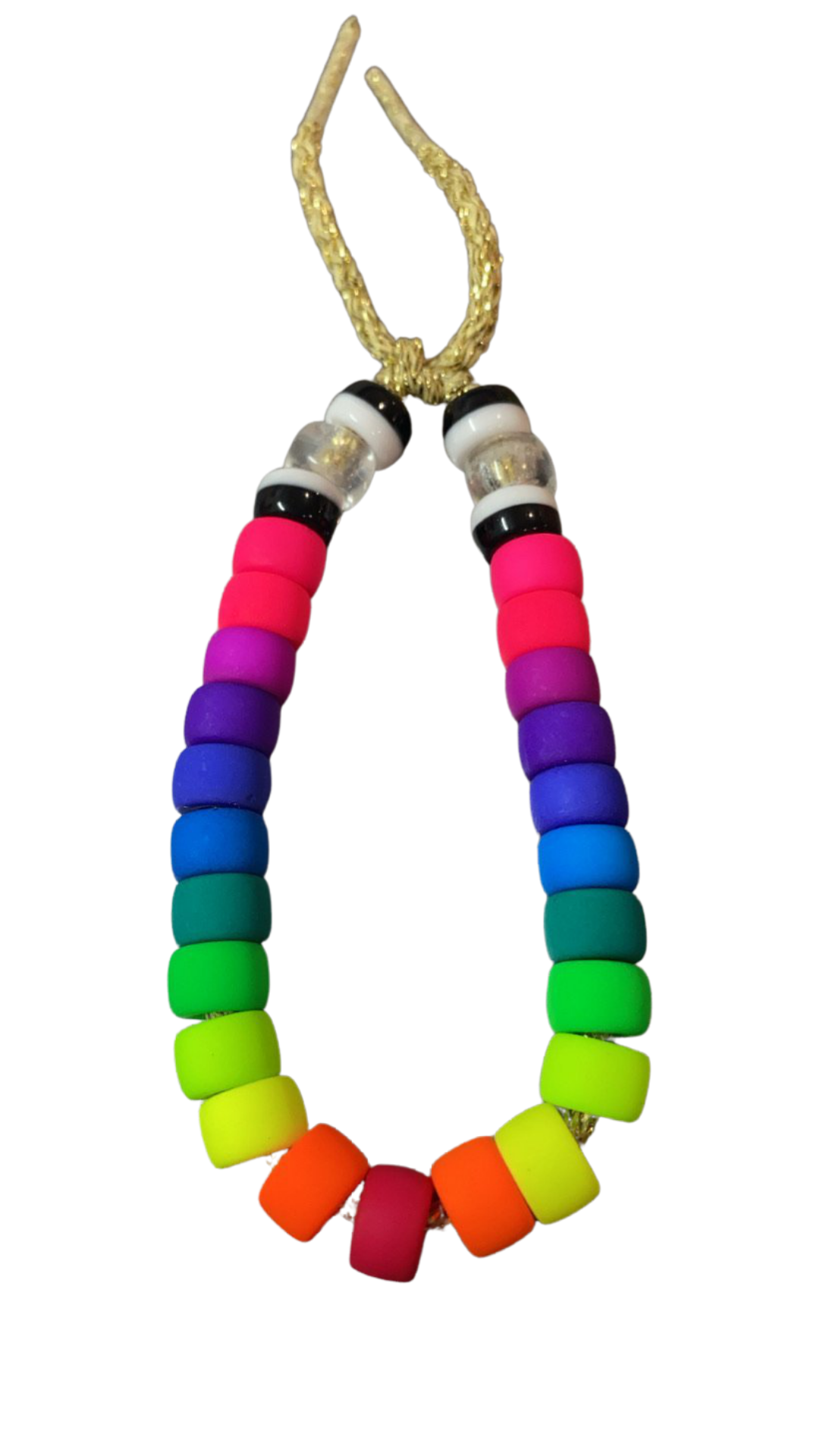 Neon Ombré Rainbow Zebra Morgan Bracelet