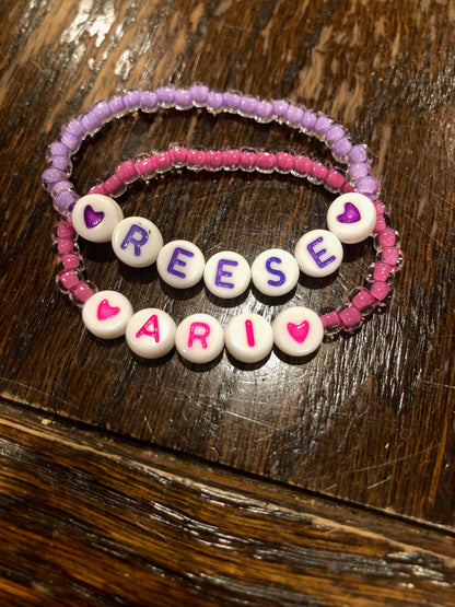Custom Seed Bead Bracelets